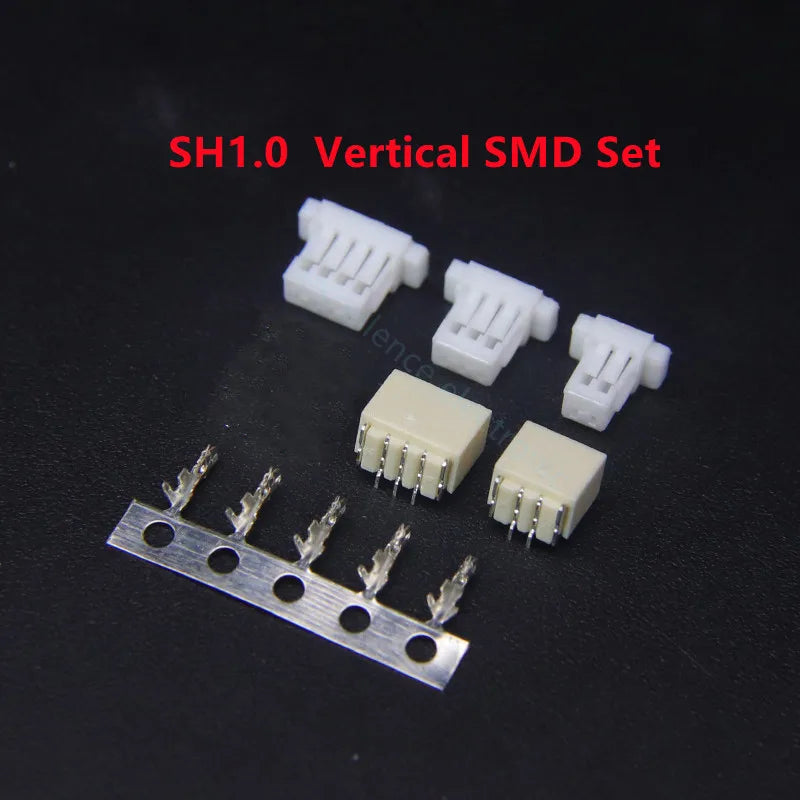 5sets GH1.25 SH1.0 JST1.25 PH2.0 XH2.54 SH/JST/ZH/PH/XH Horizontal / Vertical SMD Pin Header + Housing + Terminal Set 2.54mm