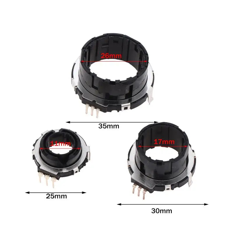 360 Degree 15 Pulse Rotary Potentiometer, Hollow Shaft Position Encoder Sensor