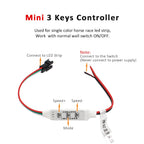 WS2811 Horse Race Running Water Led Strip 24V COB 360LEDs/M SMD 120LEDs/M Touch Controller Sync Controller 1to4 1to8 Sequential
