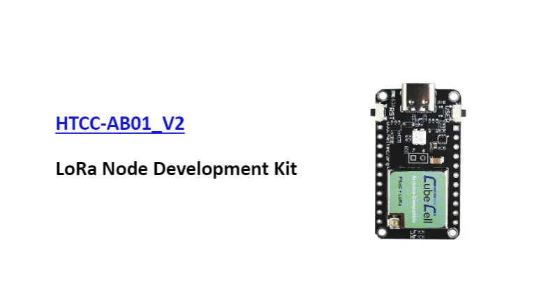 2PC New lOT Lora Node HTCC-AB01 forArduino loT Lora Node v2 Version433MHZ/868-915MHZ ASR6501 Cubecell Development Board