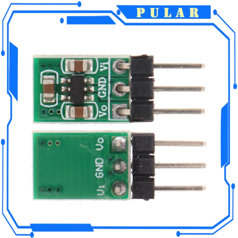 New Mini 1.8V 3V 3.7V 5V to 3.3V Boost & Buck Low Noise Regulated PLR Charge Pump 2 in 1 DC/DC Converter