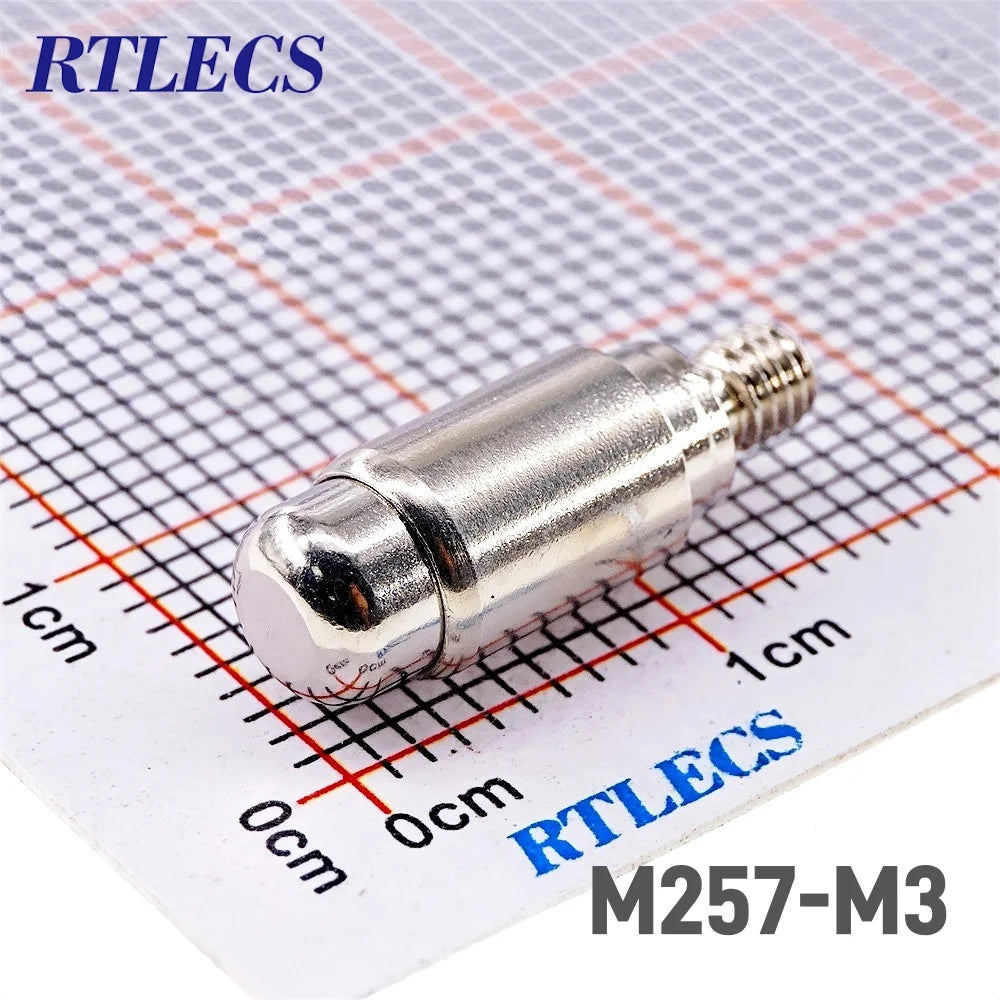 2/5/20Pcs High Current Pogo Pin Theaded M3 M4 M8 Connector 1A 4A 5A Battery DC Power Spring Loaded Needle Test Probe Gold Plated