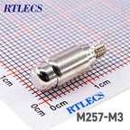 2/5/20Pcs High Current Pogo Pin Theaded M3 M4 M8 Connector 1A 4A 5A Battery DC Power Spring Loaded Needle Test Probe Gold Plated