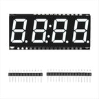 AC57-HT16K33 LED Display Module 4 Digit 7 Segment 0.56 Inch Time Clock Indicator Tube Module