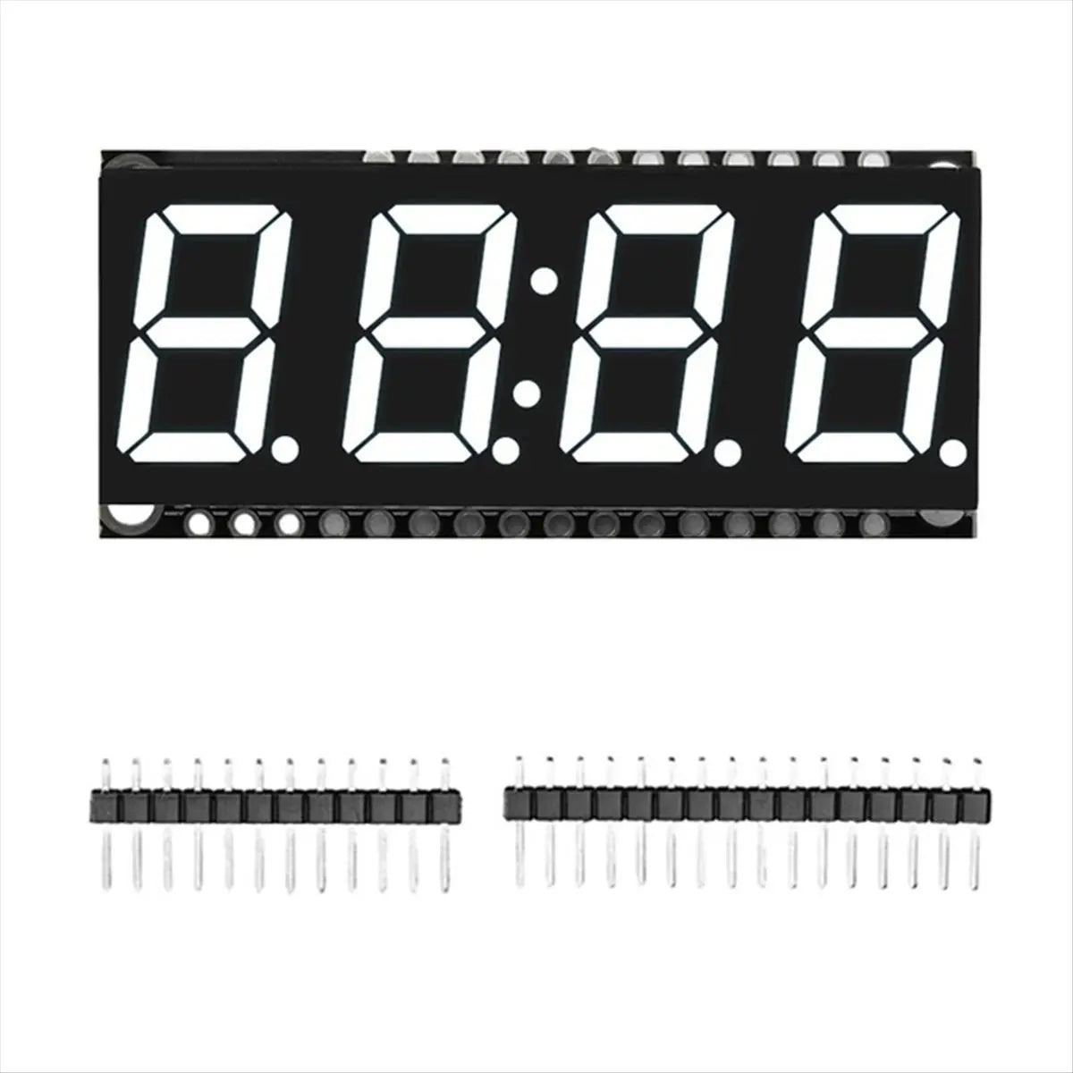 AC57-HT16K33 LED Display Module 4 Digit 7 Segment 0.56 Inch Time Clock Indicator Tube Module