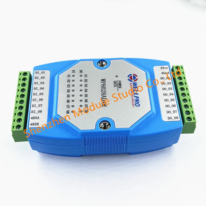 Digital input and output module isolated 8DI/8DO RS485 MODBUS RTU WP8028ADAM NPN