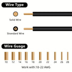 Electric Wire Connector No Stripping Quick Cable Connectors Detachable Automotive Terminal Connector LED Cable Buckle Connector