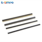 10pcs 2.0mm/2.54mm Pitch 1/2x40Pin Single/Double RowCrystal IC Socket Hole Round Male Female Pin Header Connector