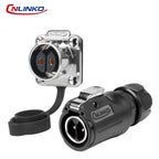 CNLINKO M20 Upgraded High Quality LP20 2 3 4 5 7 9 12 14 Pin Connector Circular Industrial Loose-proof IP68 Waterproof Connector