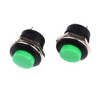 5/20Pcs Round-shape Push Button Switch ON OFF 2Pin ON-OFF R13-507 16mm Momentary Electric Power Switch R13 507 Switches