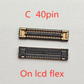 2-10pcs LCD Display Screen Flex FPC Connector For Samsung Galaxy A52 A72 A525 A526 A725 A725F A52 A526F Plug On Board 40 78 Pin