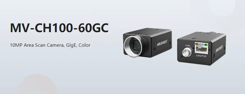 Hikrobot 10MP Global Shutter Industrial Camera, MV-CH100-60GM/MV-CH100-60GC GigE for Precision Inspection