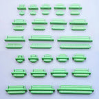 1Set Pitch 3.81mm 2P/3P/4P/5P/6P/7P/8P/9P/10P/12P/16P Pluggable Terminal Block Connector Wall Through Non Welding Plug 15EDGWC