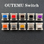 Outemu Switch Mechanical Keyboard Switch 3Pin Clicky Linear Tactile Silent Switches RGB LED SMD Gaming Compatible With MX Switch