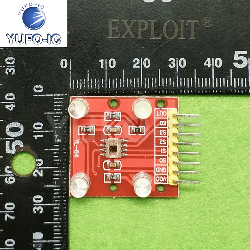 Free Ship 3pcs Tcs3200 Color Sensor Colour Recognition Module Tcs230 Upgraded Version Red Board
