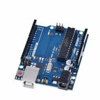 1 Set UNO R3 Official Box ATMEGA16U2+MEGA328P Chip For Arduino UNO R3 Development board + USB CABLE