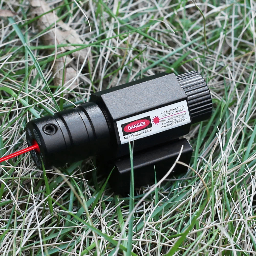 Red Green Dot Laser Sight Scope with Rechargeable Battery + Charger 11mm 20mm Picatinny Rail Mount Rifle Pistol Laser Sight