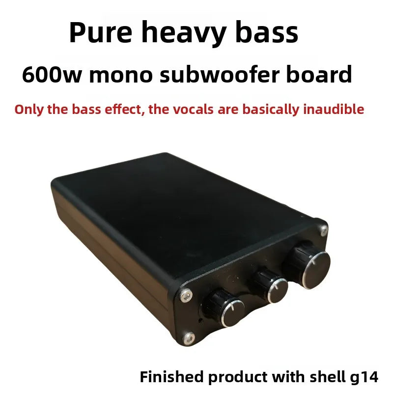 Tpa3255 600w high-power professional-grade subwoofer digital amplifier board - ready-to-use, adjustable low-frequency response