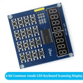 MGQH TM1637 4Bits / TM1638 / 74HC595 8 bit Digital LED Display Module 7 Segment 0.36Inch Clock RED Anode Tube Four Serial Driver