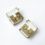 10/30/50PCS USB 2.0 4Pin A Type Female Socket Connector G54 2 Feet 90 Degree Data Transmission Charging