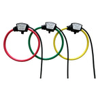 With 4 rings Three Phase Industrial Rogowski Coil Flexible Current Transformer 0.5% Accuracy Current Sensors
