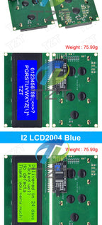 TZT LCD1602 LCD 1602 2004 12864 LCD Display Module Blue Green Screen 16x2 20X4 Character  HD44780 Controller
