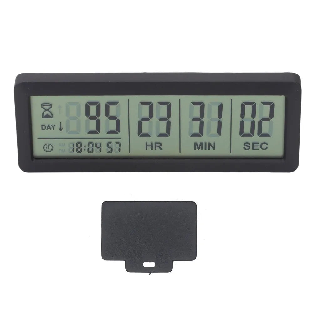 999 Days Digital Countdown Timer Reusable Digital Display Countdown Clock Time Management Electronic Count Down Clock Home Use