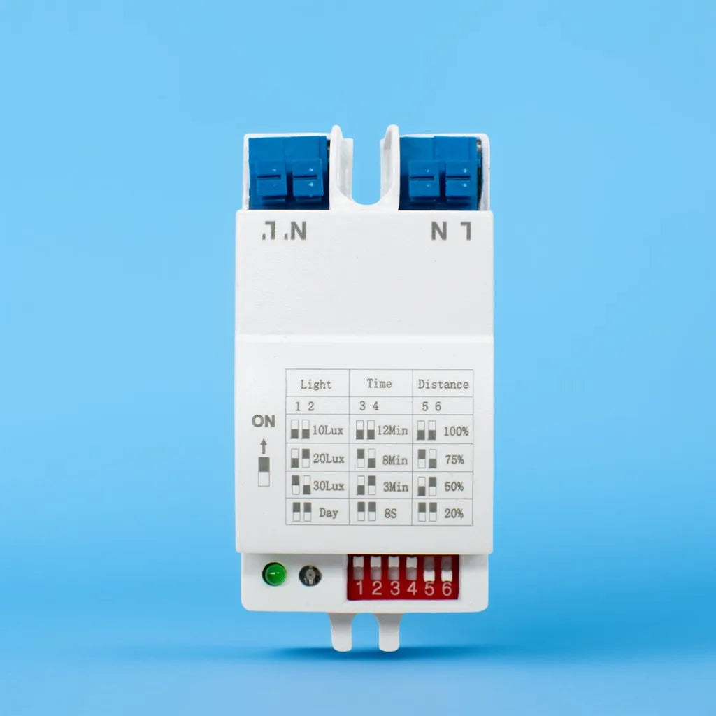 5.8GHz LED Microwave Radar Sensor Light Switch Human Body Motion Induction Sensor Controller Switch AC 220V-240V