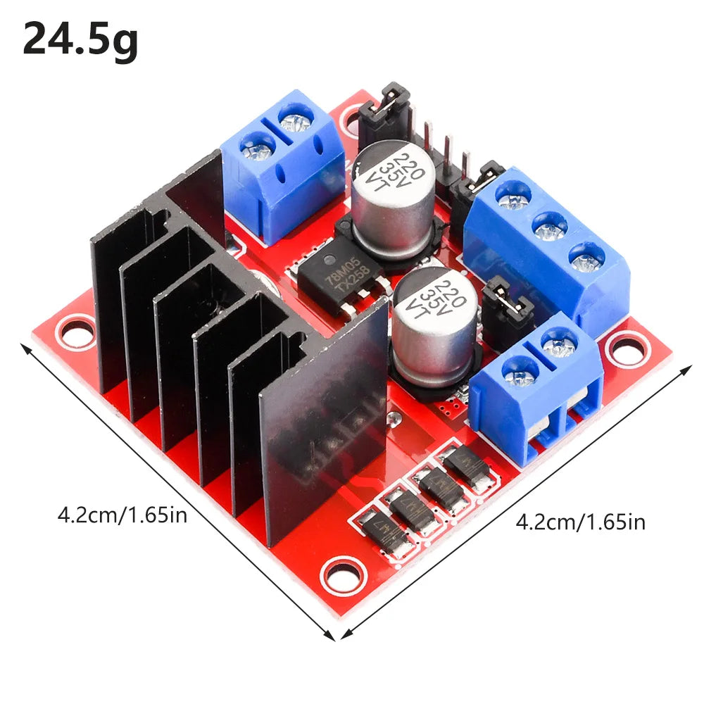 L298N Motor Driver Controller Board Module Stepper Motor DC Dual H-Bridge for Arduino Smart Car Power R3 Mega2560