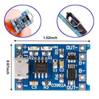 USB Type-C TP4056 Charging Modules 5V 1A 18650 Lithium Battery Charger Board with Protection Features Micro USB/Type C Interface