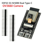 ESP32-S3-N16R8 Dual Type-C OV3660 Camera ESP32-S3 CAM Development Board WiFi/Bluetooth Module OV5640/OV2640 Cameras