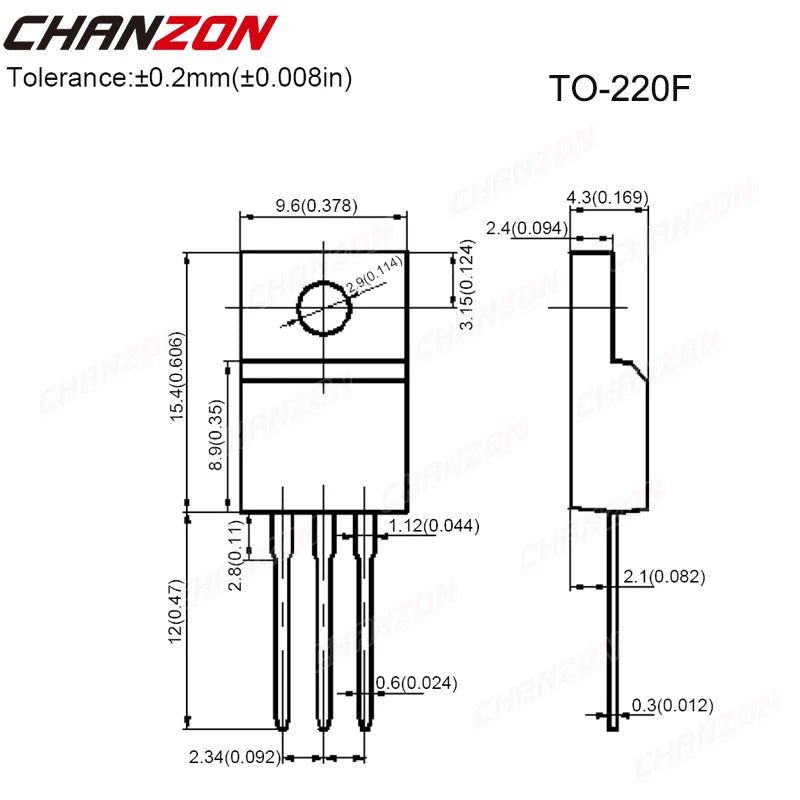 10/100PCS 2N7000 BS170 CS1N60 2SK2837 2SK3878 2N60 8N80 N-Channel Mosfet  Assorted Triode Transistor TO-92 TO-3P TO-251 TO220F