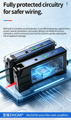 Intelligent Digital Display Fiber Optic Amplifier Sensor for Long and Short Distance Diffuse Reflection Induction Photoelectric