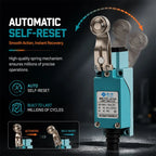 ME-8108 ME-8104 ME-8107 ME-8111 ME-8112 ME-8166-8169 Limit Switch Rotary Adjustable Roller Lever Arm Travel Switch AC250V NO NC