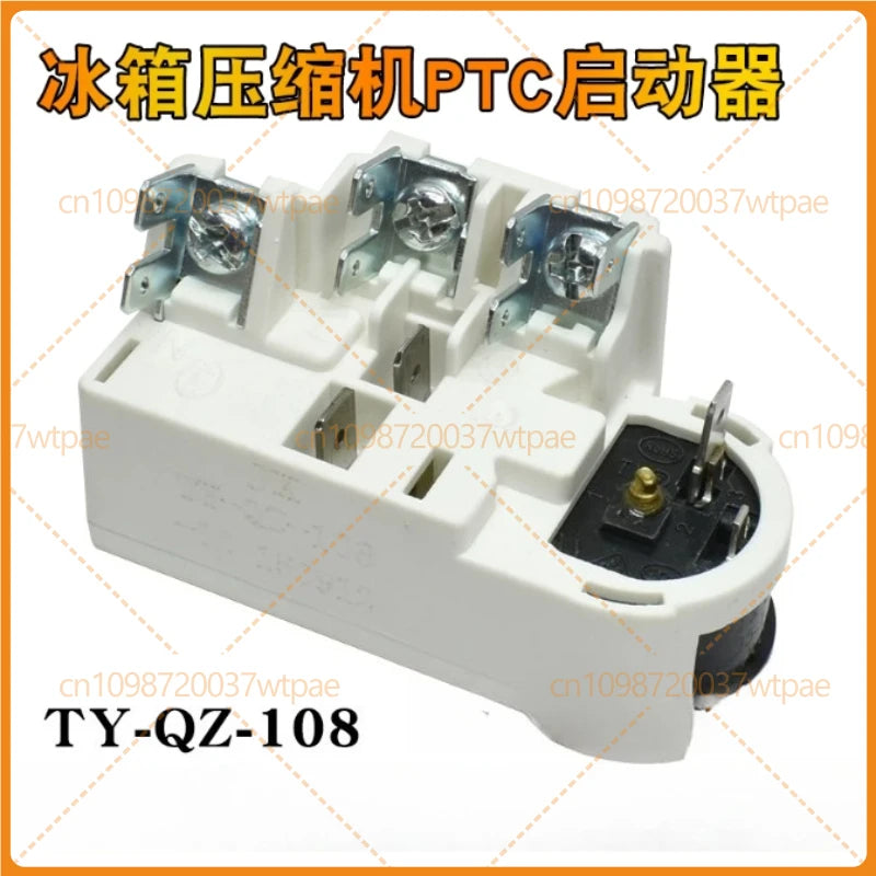 2pcs For Fridge TY-QZ-108 PTC Starter Relay 3UF Capacitor Set Universal