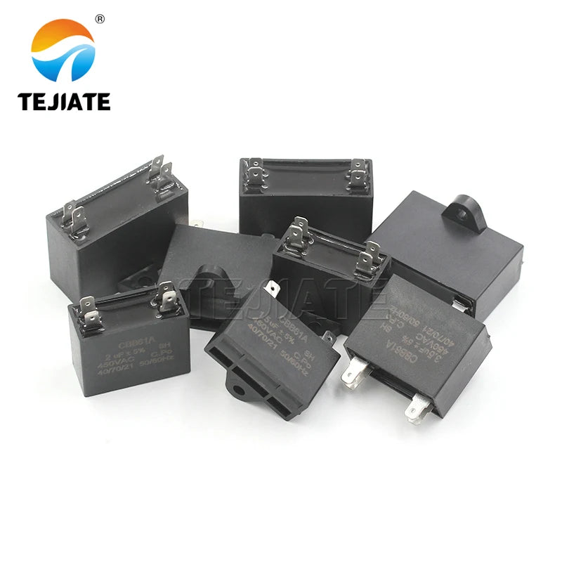 CBB61 air conditioner fan capacitor 1.2/1.5/2/2.5/3/3.5/4/4.5/5/6/7/8UF starting capacitor