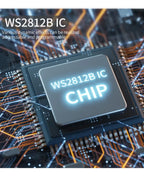 WS2812B RGBIC Individually Addressable COB LED Strip WS2812 High Density 60/100/160Leds/m 5mm/10mm COB Led Light DC5V