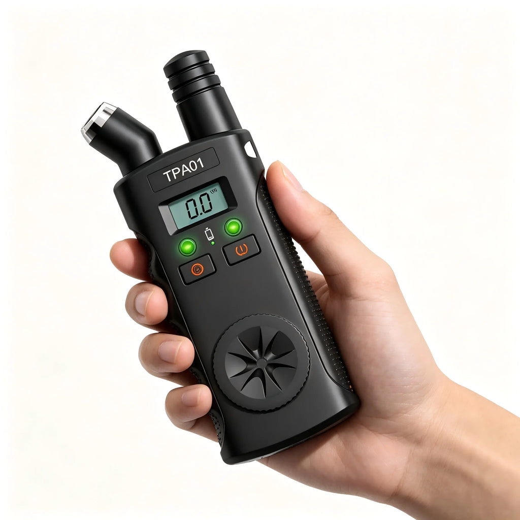 TPA01 TPMS Relearn Tool Digital Tire Pressure Gauge 2 in 1 Auto Tire Pressure Sensor Reset Tool for Vehicle TPMS System