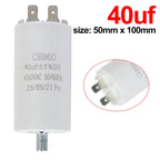 CBB60 Washing Machine Pump Starting Capacitor:4uf,5uf,6uf,8uf,10uf,12uf,14uf,15uf,20uf,25uf,30uf,35uf,40uf,45uf,50uf,60uf 450VAC