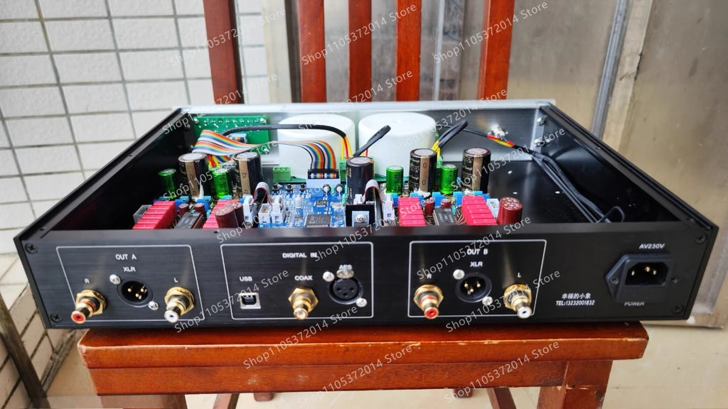 Fully balanced dual tda1541 24bit384k decoding 1541 decoding dac