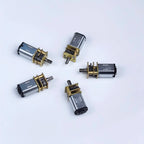 5pcs N20 Gear Motor DC 3V 3.7V 5V 6V 100RPM Slow Speed Motor Flat shaft DIY Toy Car Electric Lock