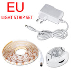 12V PIR Motion Sensor LED Strip Lights Auto On/Off Stair Wardrobe Closet Kitchen Backlight 1M-5M Human Infrared Sensing LED Tape