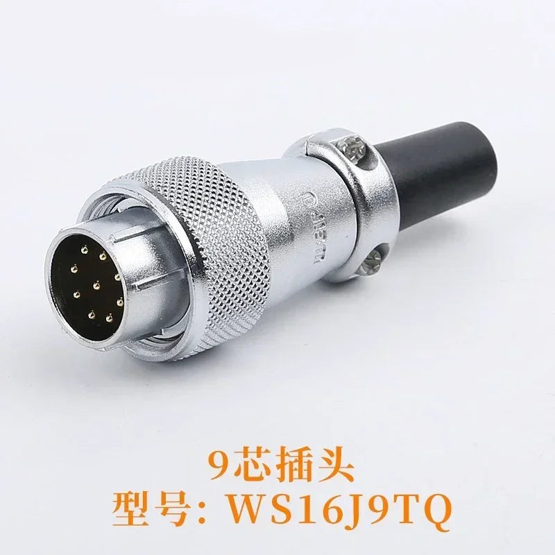 WEIPU WS16 TQ Male Plug 2pin 3pin 4Pin 5Pin 7Pin 9Pin 10Pin Signal Adapter Power Circular Connector Waterproof IP65 M16