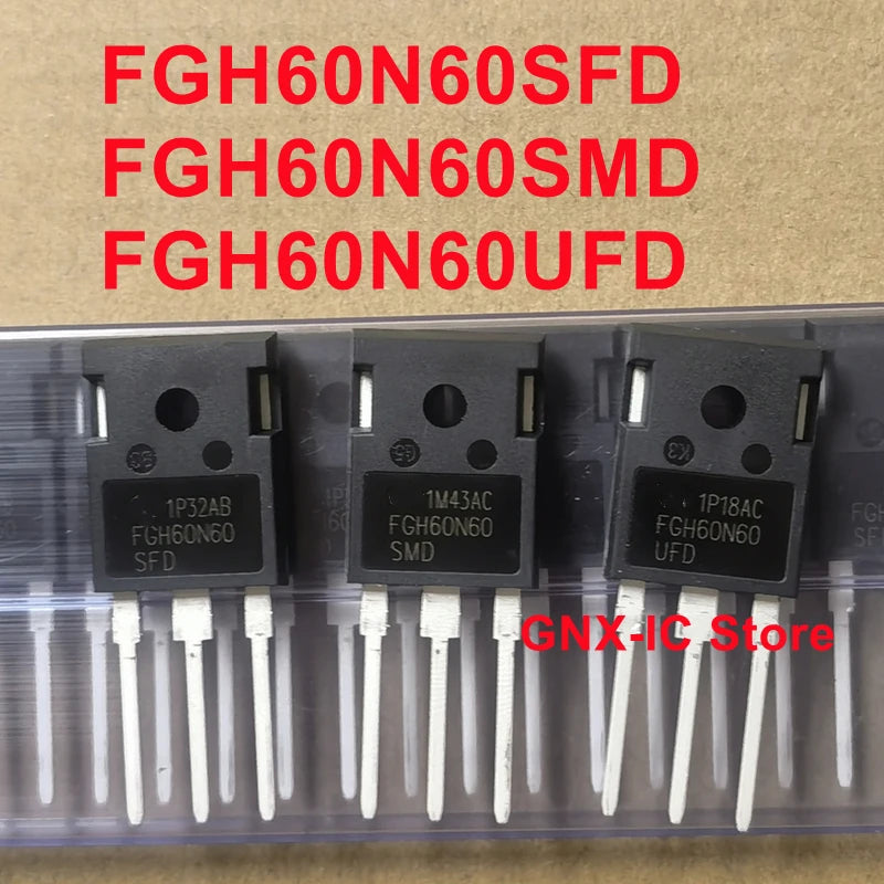 10PCS/Lot Brand New 60N60 IGBT FGH60N60 SFD FGH60N60SFD FGH60N60SMD FGH60N60UFD UFD SMD Original Transistor