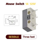 20/100/1000Pcs Micro Push Button Switch 3Pin 1A 125V AC Mini Touch Micro Switch for SPDT Mouse Switch
