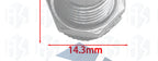 DC099 5.5 mm x 2.1mm DC Power Jack Socket Female Panel Mount Connector Metal DC-099 Open Hole 11MM 5.5*2.1 5.5*2.5