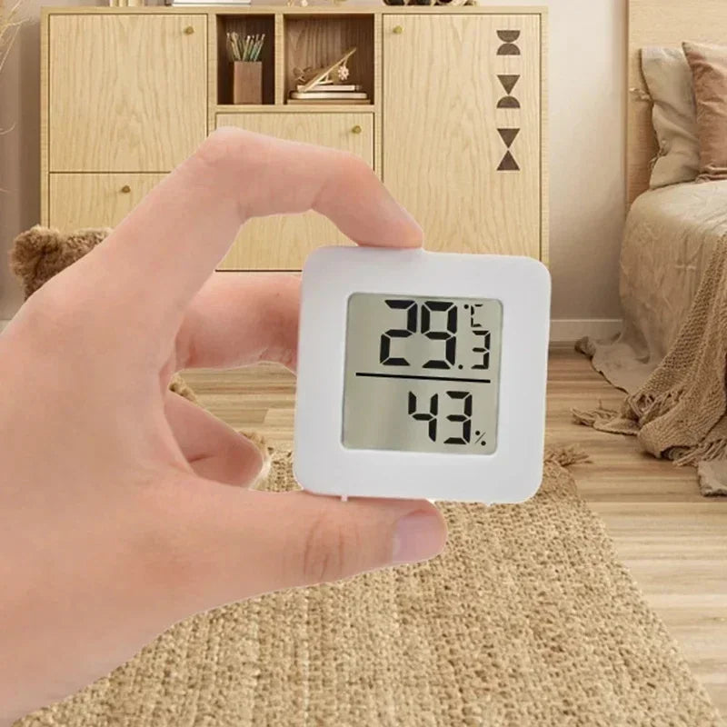 VIVO Mini Indoor Digital Thermometer Hygrometer LCD Display Room Temperature Humidity Sensor Gauge Weather Station 2026New