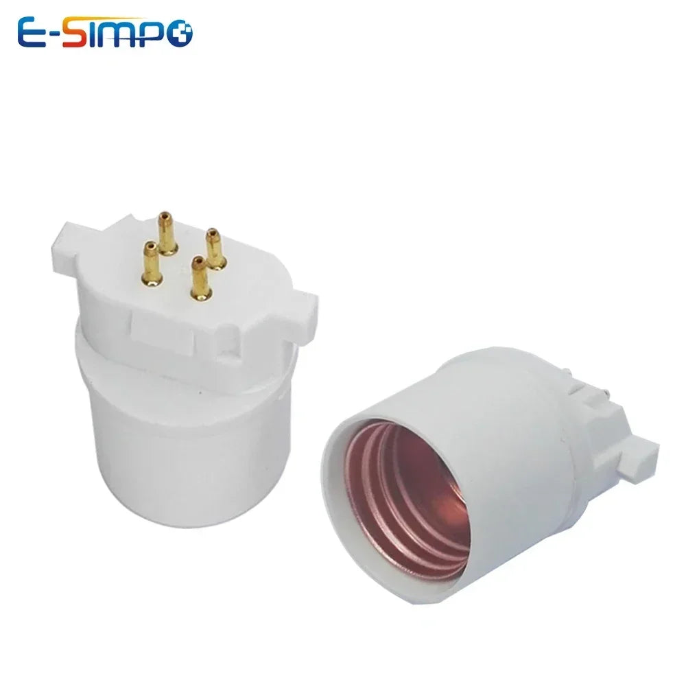 2pcs Gu10 E12 E17 E14 E26 E27 B22 G24D G23 GX24Q GU24 T5 T8 E40 Fireproof LED lamp Holder Converter Light Bulb Socket Adapter