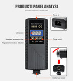 JCD 8858A Micro Hot Air Gun 750W Soldering Rework Station LCD Digital Display Hair Dryer Welding Repair Tools BGA SMD Heat Gun