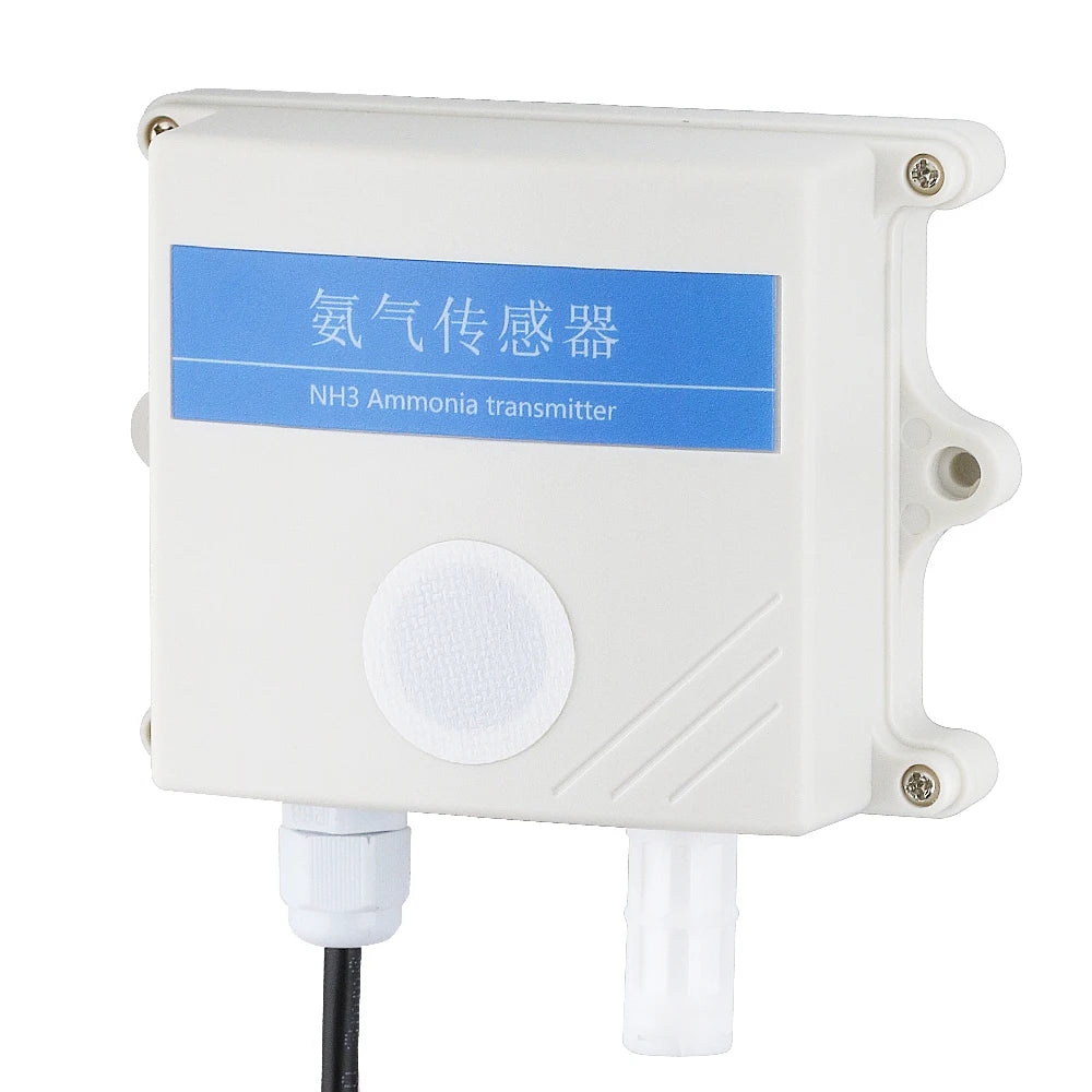 Ammonia Gas Sensor NH3 Concentration Detection High Precision Detector 20ppm 100ppm 500ppm Output RS485 4-20mA 0-5V 0-10V